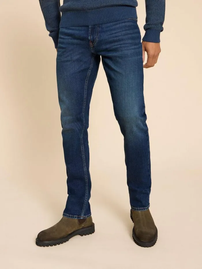 White Stuff JEANS Eastwood Straight Jean Zip Fly Mid Denim 8211 Men