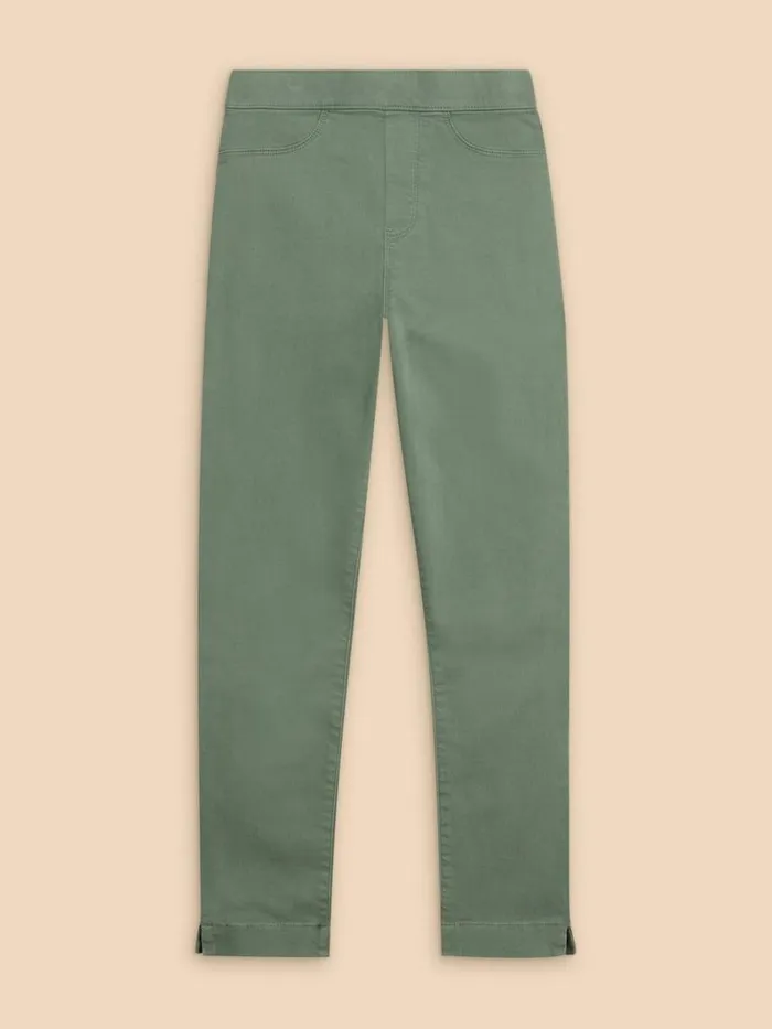 White Stuff JEANS Janey Cotton Cropped Jegging Mid Green 8211 Women White Stuff JEANS Janey Cotton Cropped Jegging Mid Green 8211 Women