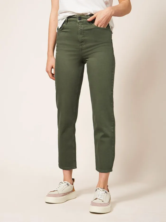 White Stuff JEANS Miley Relaxed Straight Jean Mid Green 8211 Women White Stuff JEANS Miley Relaxed Straight Jean Mid Green 8211 Women