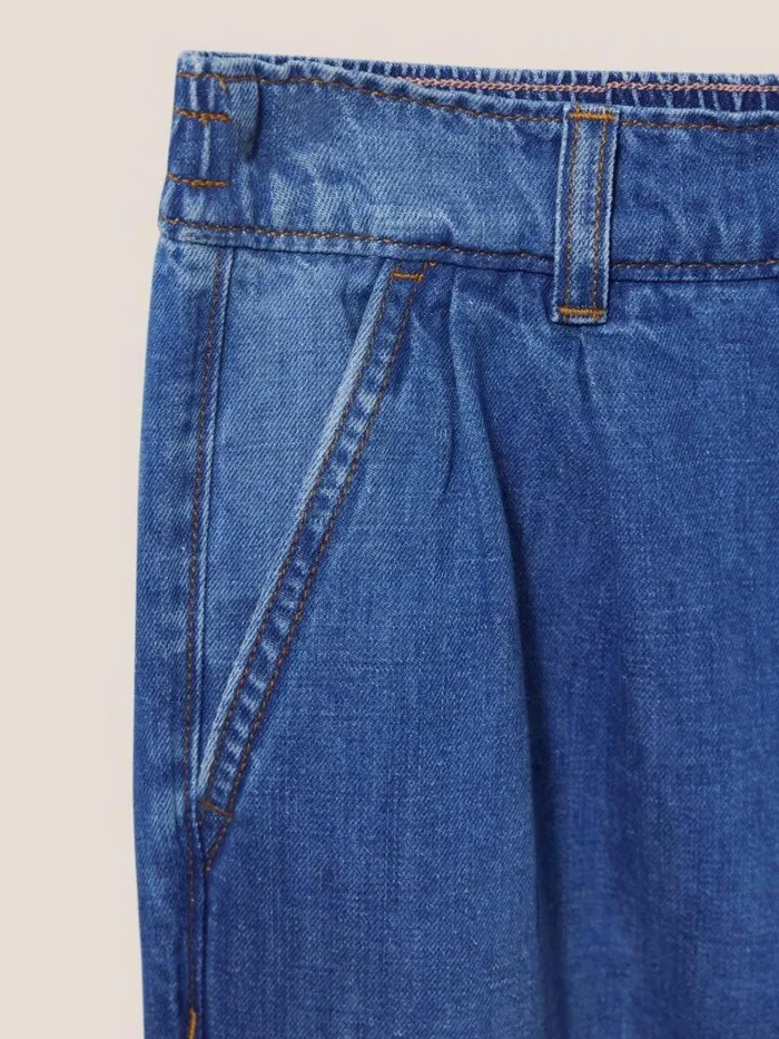 White Stuff JEANS Ren Cotton Linen Wide Leg Jean Mid Denim 8211 Women White Stuff JEANS Ren Cotton Linen Wide Leg Jean Mid Denim 8211 Women
