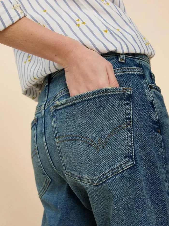 White Stuff JEANS Tilly Tapered Jean Mid Denim 8211 Women