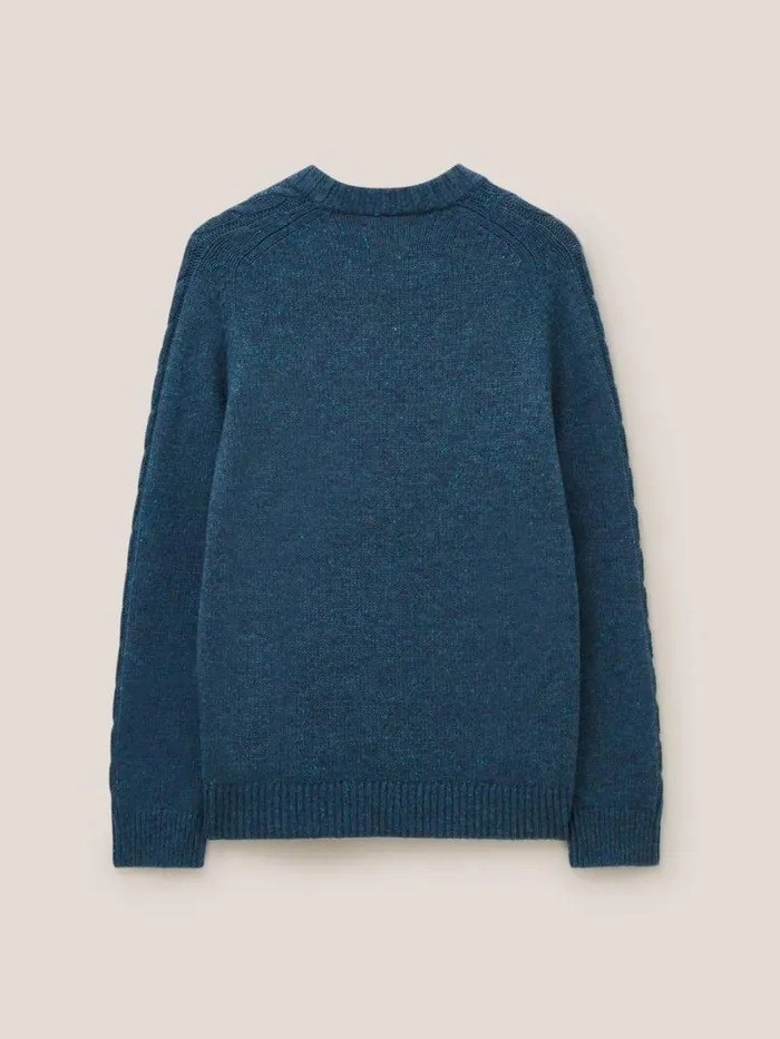 White Stuff KNITWEAR Arundel Crew Dk Teal 8211 Men White Stuff KNITWEAR Arundel Crew Dk Teal 8211 Men