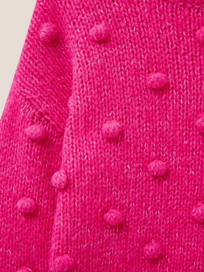 White Stuff KNITWEAR BOBBLE JUMPER Bright Pink 8211 Women White Stuff KNITWEAR BOBBLE JUMPER Bright Pink 8211 Women