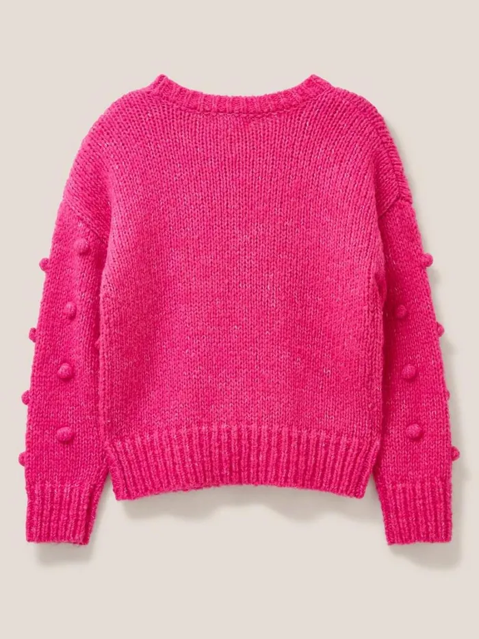 White Stuff KNITWEAR BOBBLE JUMPER Bright Pink 8211 Women White Stuff KNITWEAR BOBBLE JUMPER Bright Pink 8211 Women