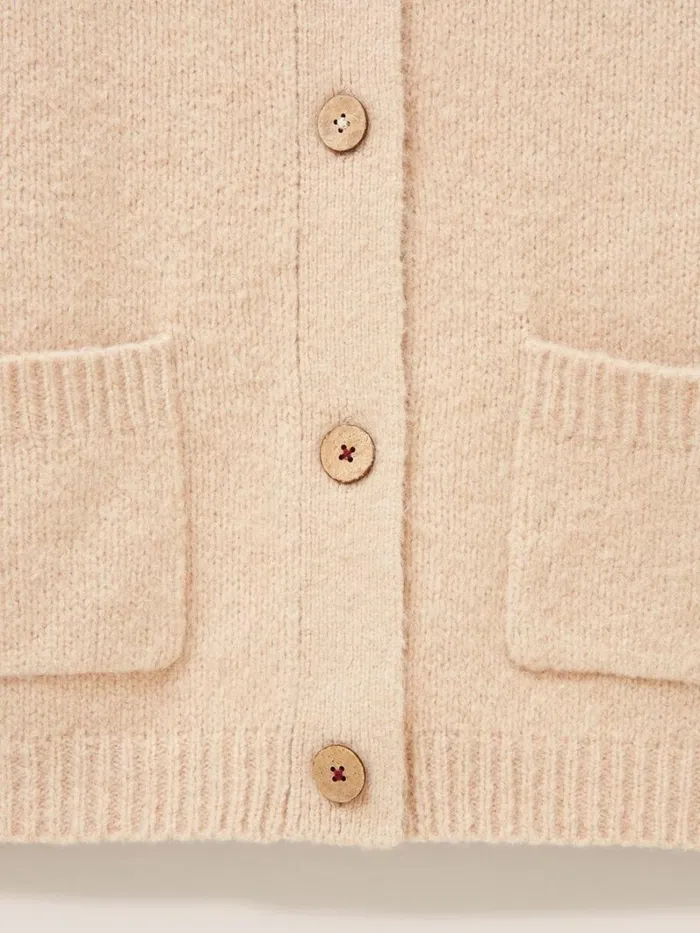 White Stuff KNITWEAR BONNIE CARDI Dark Natural 8211 Women White Stuff KNITWEAR BONNIE CARDI Dark Natural 8211 Women