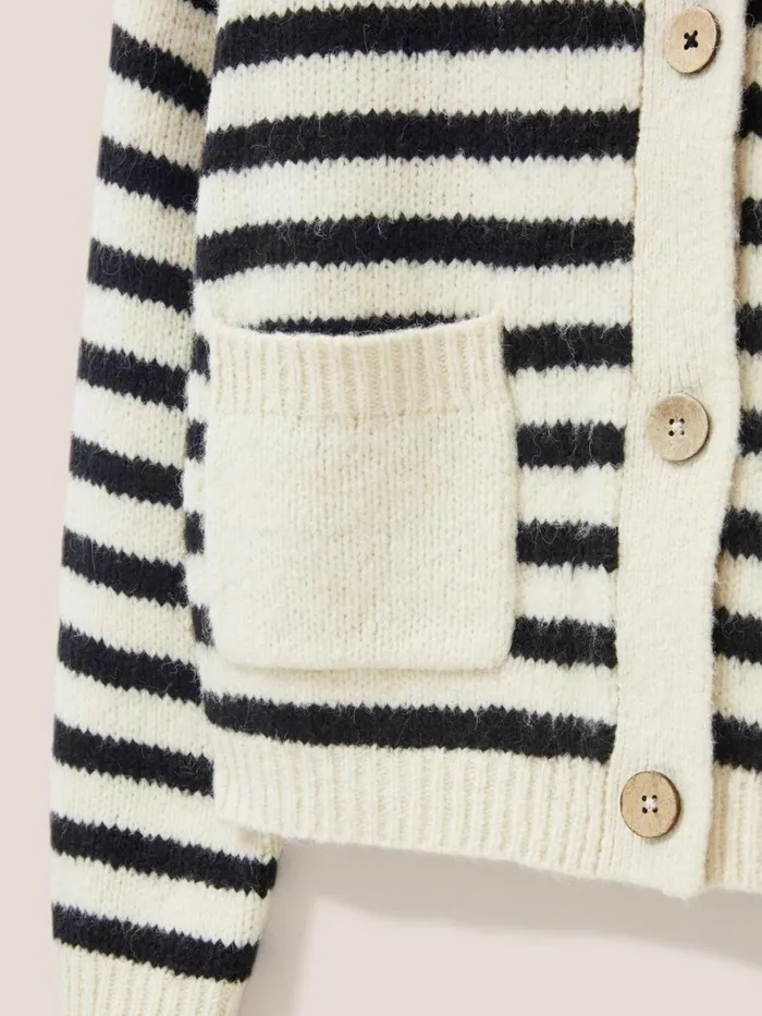 White Stuff KNITWEAR BONNIE CARDI Ivory Multi 8211 Women White Stuff KNITWEAR BONNIE CARDI Ivory Multi 8211 Women