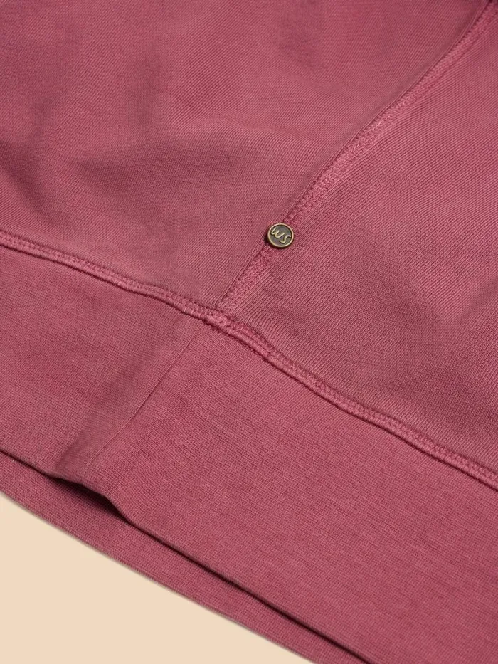 White Stuff KNITWEAR Crew Neck Sweat Mid Plum 8211 Men White Stuff KNITWEAR Crew Neck Sweat Mid Plum 8211 Men