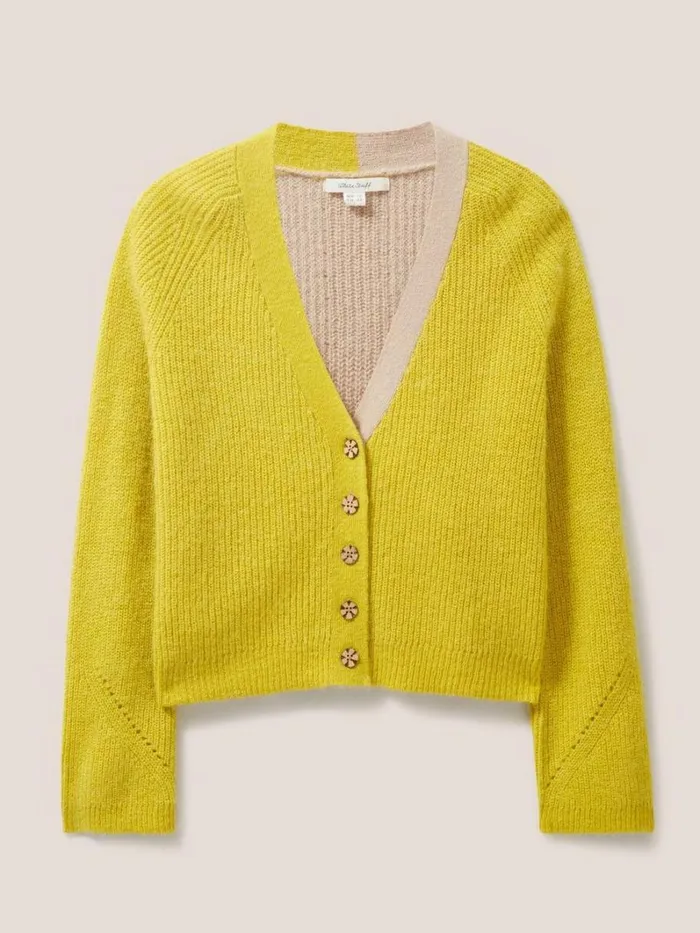White Stuff KNITWEAR Dehlia Knitted Cardigan Light Chartreuse 8211 Women White Stuff KNITWEAR Dehlia Knitted Cardigan Light Chartreuse 8211 Women