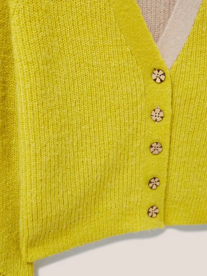 White Stuff KNITWEAR Dehlia Knitted Cardigan Light Chartreuse 8211 Women White Stuff KNITWEAR Dehlia Knitted Cardigan Light Chartreuse 8211 Women