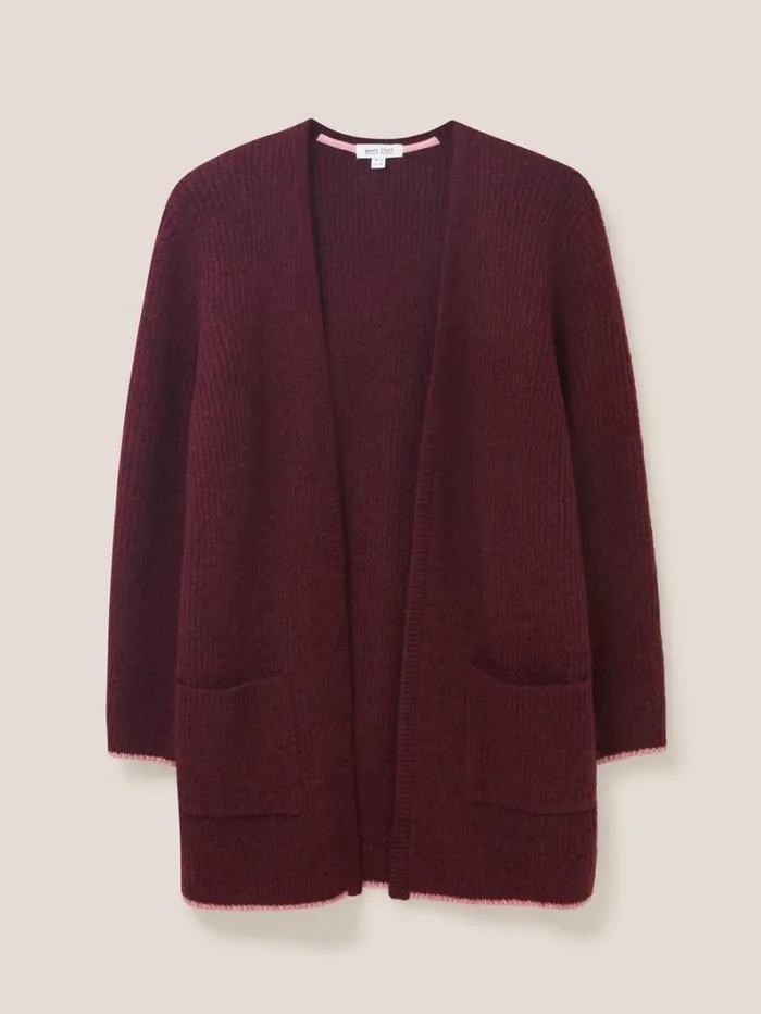 White Stuff KNITWEAR ERICA LONGLINE CARDI Dk Plum 8211 Women White Stuff KNITWEAR ERICA LONGLINE CARDI Dk Plum 8211 Women