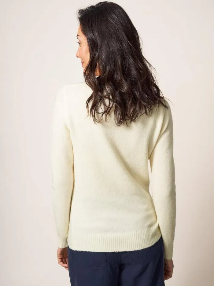 White Stuff KNITWEAR FLORRIE FLORAL JUMPER Pale Ivory 8211 Women White Stuff KNITWEAR FLORRIE FLORAL JUMPER Pale Ivory 8211 Women