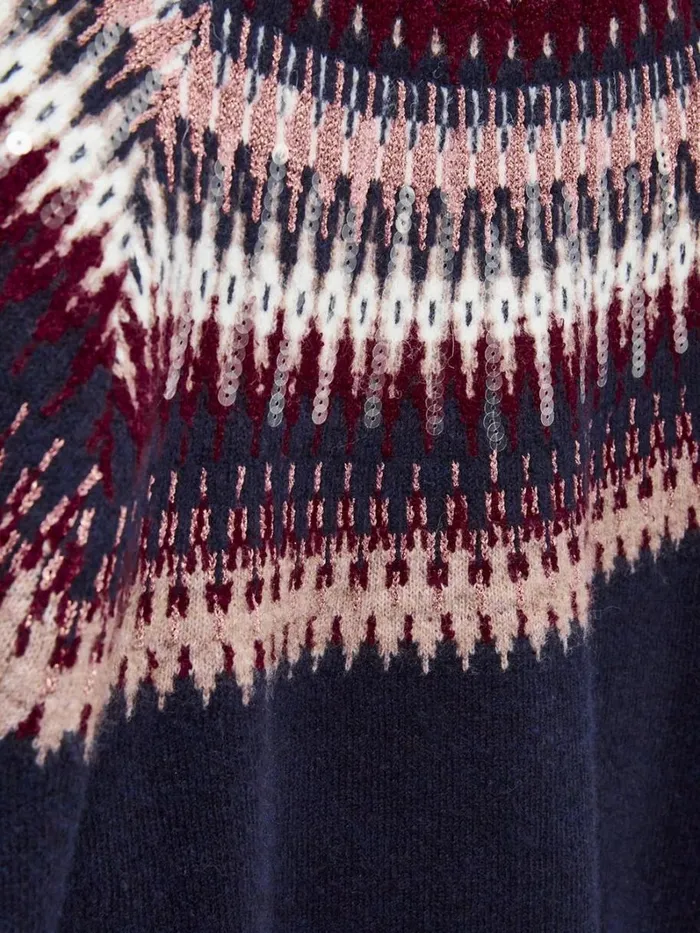 White Stuff KNITWEAR FRANKIE FAIRISLE JUMPER Dark Navy 8211 Women White Stuff KNITWEAR FRANKIE FAIRISLE JUMPER Dark Navy 8211 Women