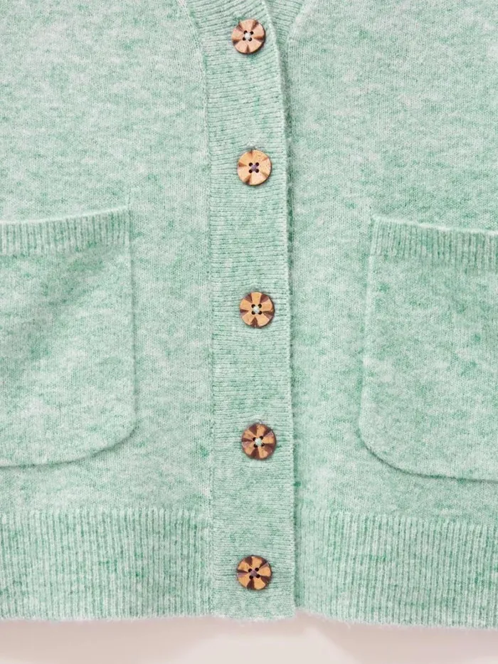 White Stuff KNITWEAR JAMIE CARDI Light Green 8211 Women White Stuff KNITWEAR JAMIE CARDI Light Green 8211 Women