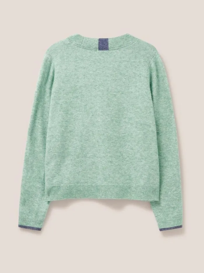White Stuff KNITWEAR JAMIE CARDI Light Green 8211 Women White Stuff KNITWEAR JAMIE CARDI Light Green 8211 Women