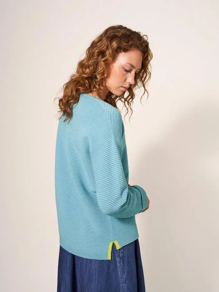 White Stuff KNITWEAR JANA JUMPER Mid Teal 8211 Women White Stuff KNITWEAR JANA JUMPER Mid Teal 8211 Women