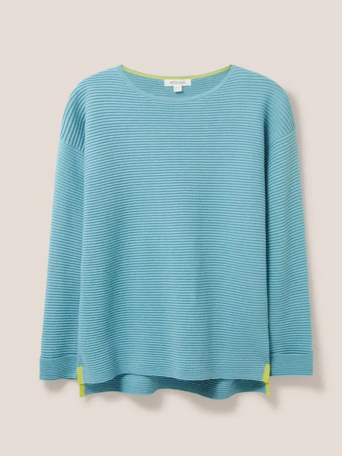 White Stuff KNITWEAR JANA JUMPER Mid Teal 8211 Women White Stuff KNITWEAR JANA JUMPER Mid Teal 8211 Women