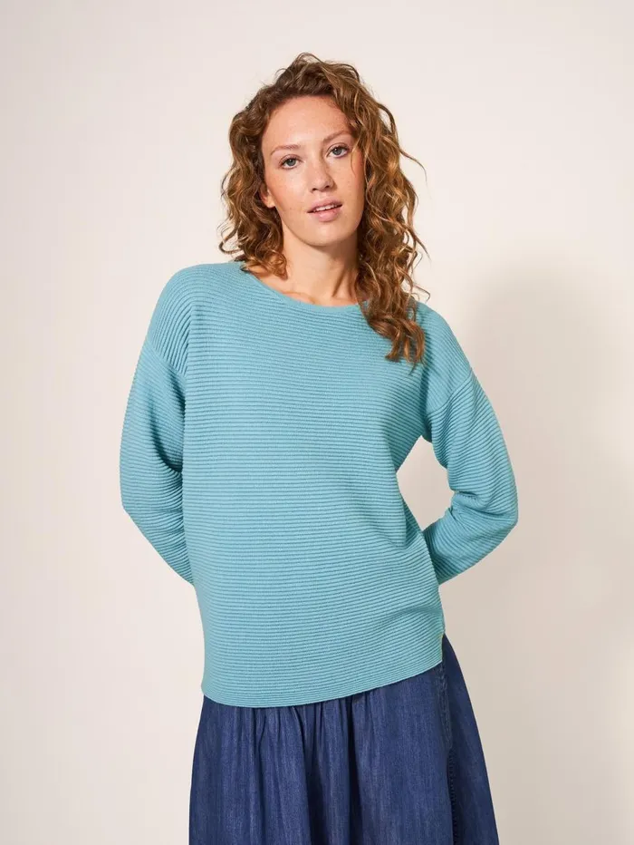 White Stuff KNITWEAR JANA JUMPER Mid Teal 8211 Women White Stuff KNITWEAR JANA JUMPER Mid Teal 8211 Women