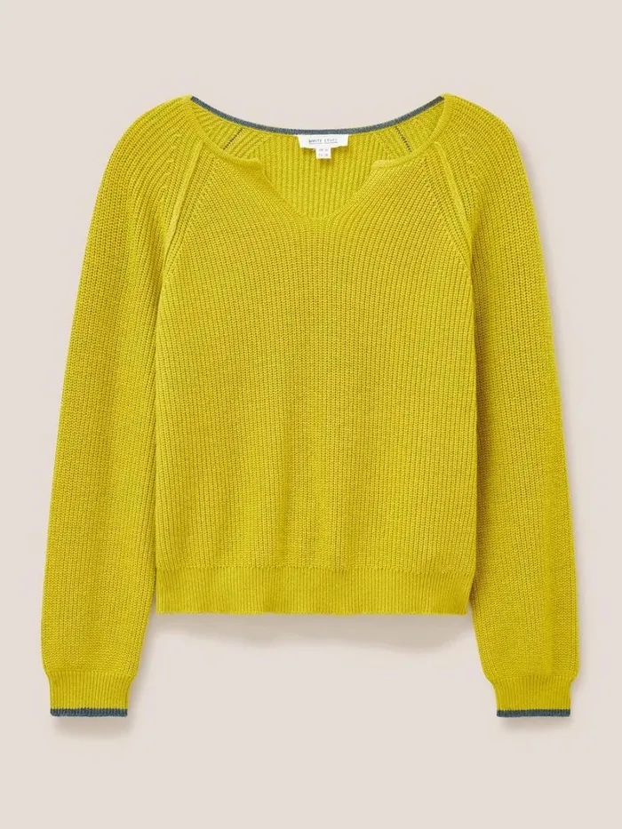 White Stuff KNITWEAR JENNIE RIB JUMPER Mid Chartreuse 8211 Women White Stuff KNITWEAR JENNIE RIB JUMPER Mid Chartreuse 8211 Women