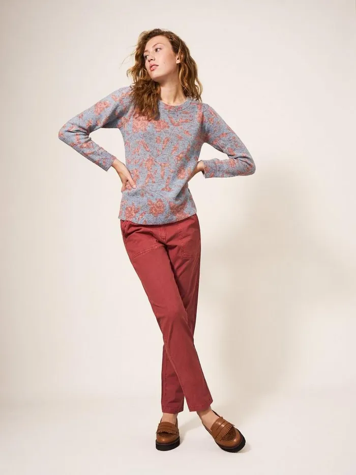 White Stuff KNITWEAR JULIE JUMPER Red Multi 8211 Women