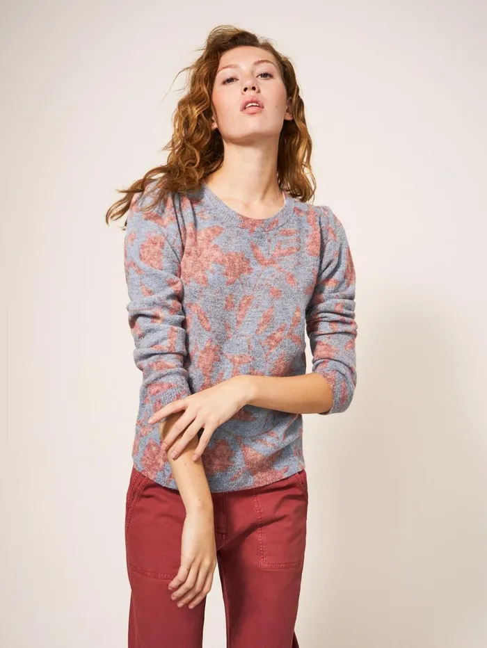 White Stuff KNITWEAR JULIE JUMPER Red Multi 8211 Women White Stuff KNITWEAR JULIE JUMPER Red Multi 8211 Women