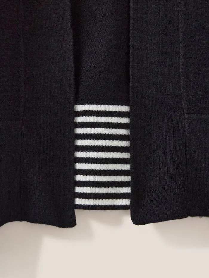 White Stuff KNITWEAR LAURA LONGLINE CARDI Pure Black 8211 Women White Stuff KNITWEAR LAURA LONGLINE CARDI Pure Black 8211 Women