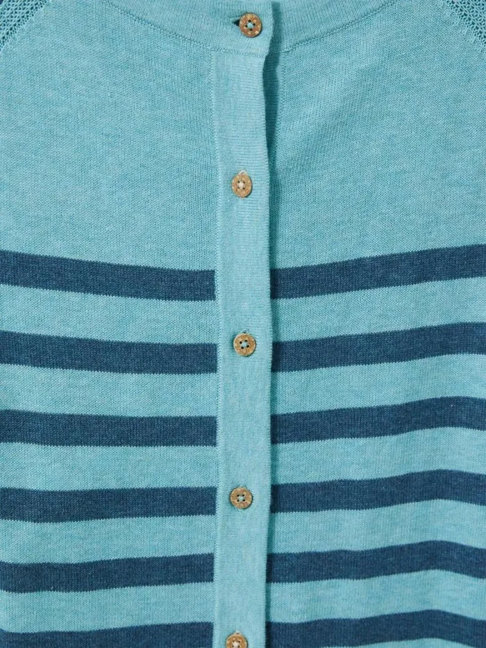 White Stuff KNITWEAR LULU CARDI Blue Multi 8211 Women White Stuff KNITWEAR LULU CARDI Blue Multi 8211 Women