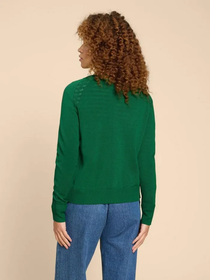 White Stuff KNITWEAR LULU CARDI Bright Green 8211 Women White Stuff KNITWEAR LULU CARDI Bright Green 8211 Women