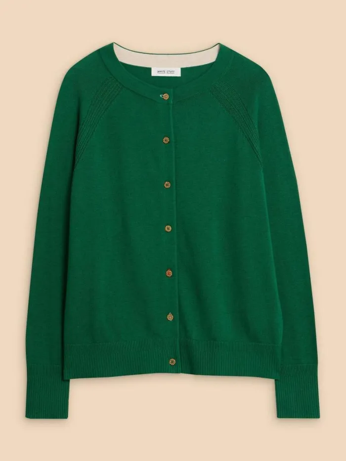 White Stuff KNITWEAR LULU CARDI Bright Green 8211 Women White Stuff KNITWEAR LULU CARDI Bright Green 8211 Women