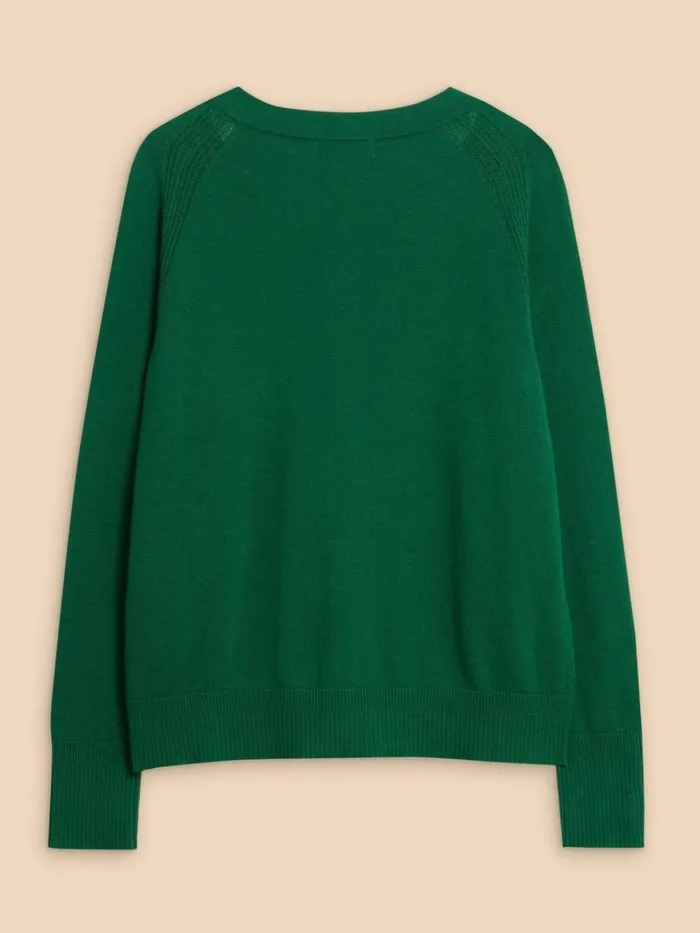 White Stuff KNITWEAR LULU CARDI Bright Green 8211 Women White Stuff KNITWEAR LULU CARDI Bright Green 8211 Women