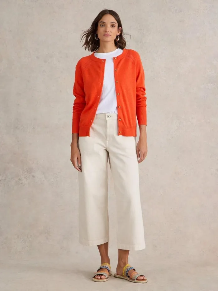 White Stuff KNITWEAR LULU CARDI Bright Red 8211 Women