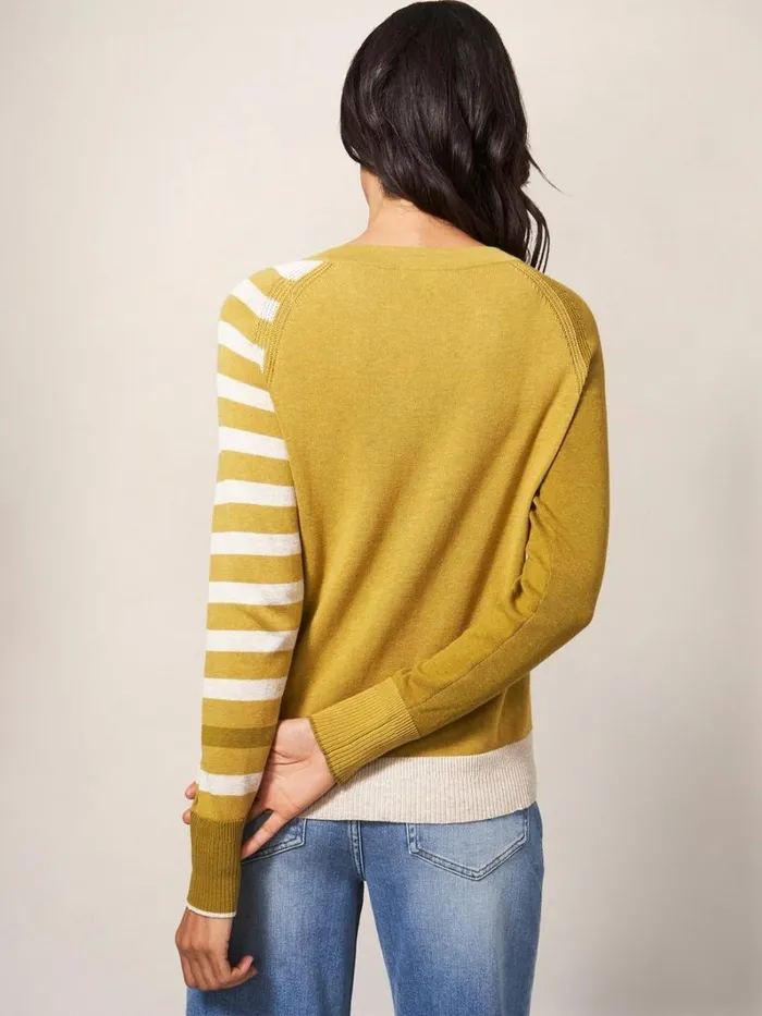 White Stuff KNITWEAR LULU CARDI Green Multi 8211 Women White Stuff KNITWEAR LULU CARDI Green Multi 8211 Women
