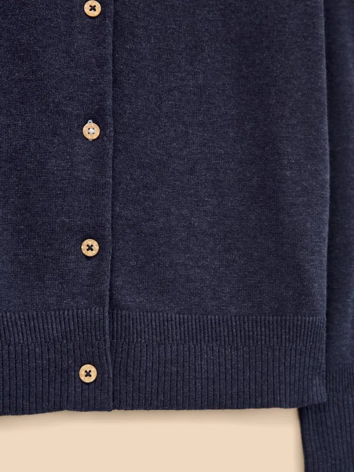 White Stuff KNITWEAR Lulu Crew Neck Cardigan Dark Navy 8211 Women White Stuff KNITWEAR Lulu Crew Neck Cardigan Dark Navy 8211 Women