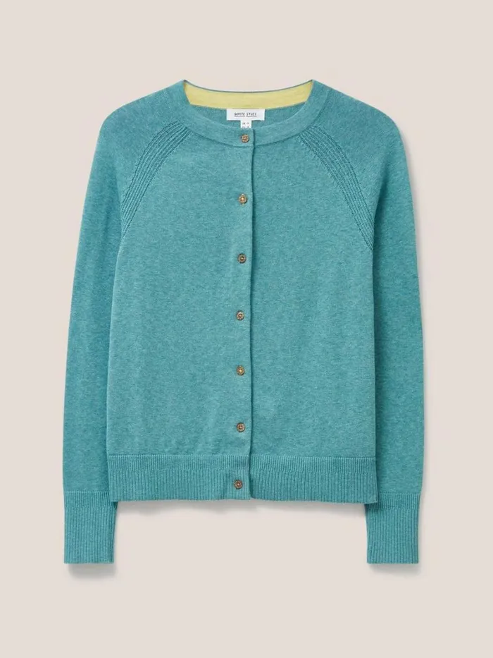White Stuff KNITWEAR Lulu Knit Cardigan Mid Teal 8211 Women White Stuff KNITWEAR Lulu Knit Cardigan Mid Teal 8211 Women