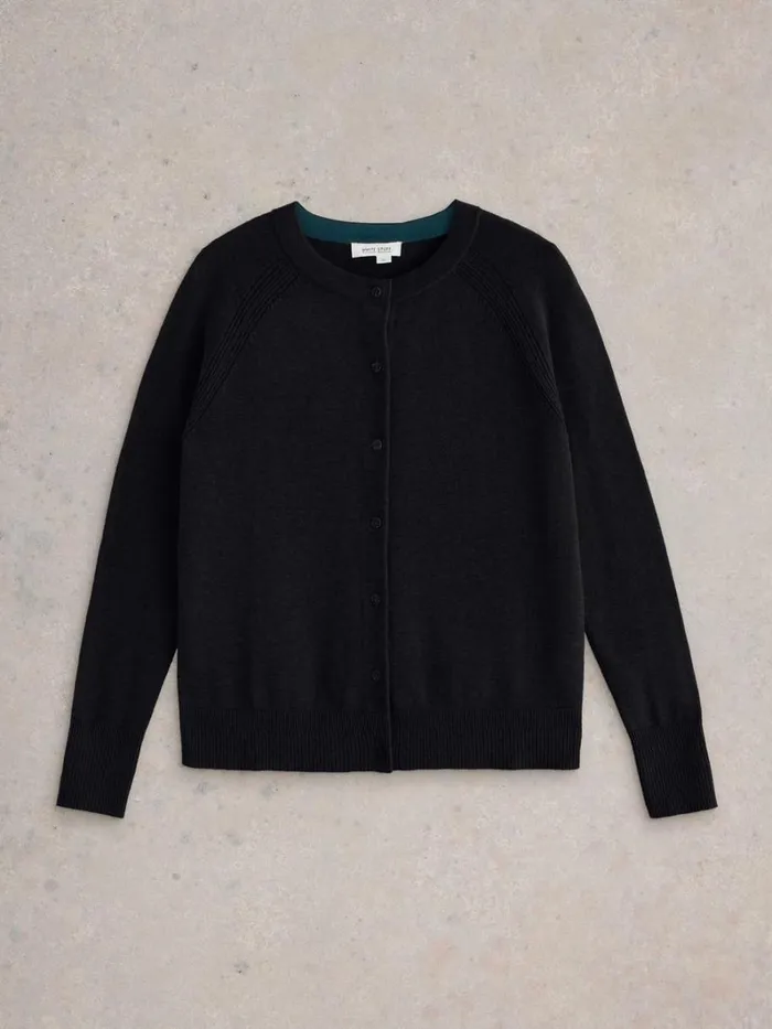 White Stuff KNITWEAR Lulu Knitted Cardi Pure Black 8211 Women White Stuff KNITWEAR Lulu Knitted Cardi Pure Black 8211 Women