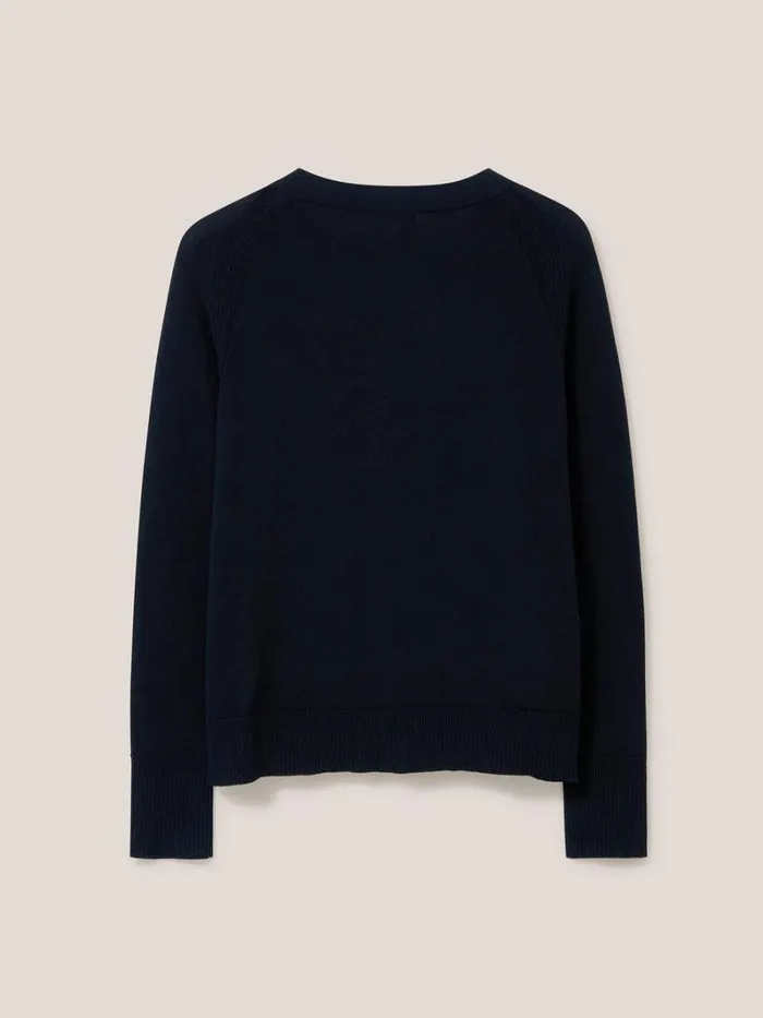 White Stuff KNITWEAR Lulu Knitted Cardi Pure Black 8211 Women White Stuff KNITWEAR Lulu Knitted Cardi Pure Black 8211 Women