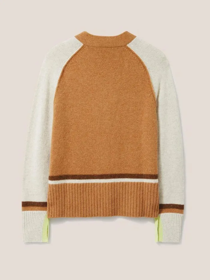 White Stuff KNITWEAR MARINA CARDI Brown Multi 8211 Women White Stuff KNITWEAR MARINA CARDI Brown Multi 8211 Women