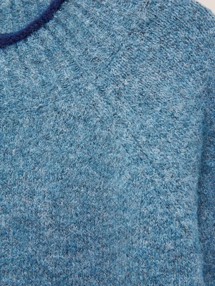 White Stuff KNITWEAR MEDWAY JUMPER Mid Blue 8211 Women White Stuff KNITWEAR MEDWAY JUMPER Mid Blue 8211 Women