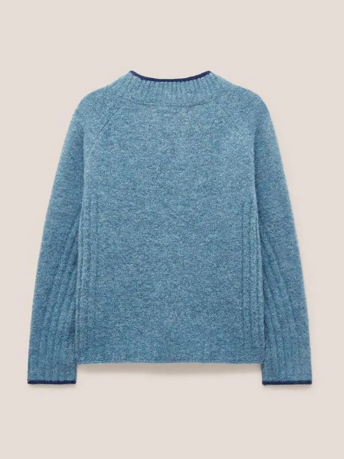 White Stuff KNITWEAR MEDWAY JUMPER Mid Blue 8211 Women White Stuff KNITWEAR MEDWAY JUMPER Mid Blue 8211 Women