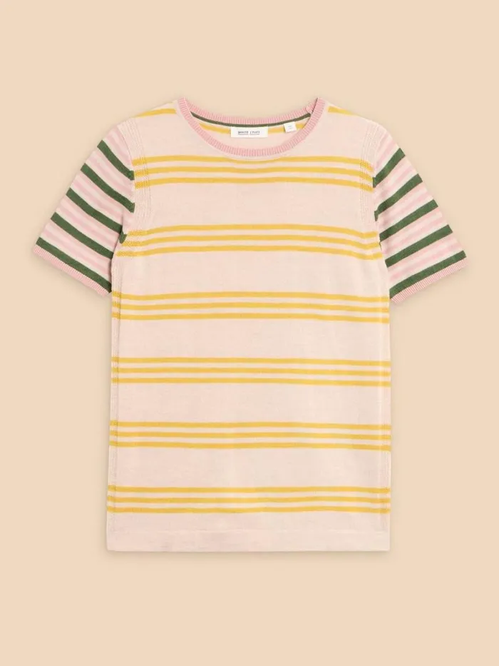 White Stuff KNITWEAR MERINO WOOL CREW TEE JUMPER Natural Multi 8211 Women White Stuff KNITWEAR MERINO WOOL CREW TEE JUMPER Natural Multi 8211 Women