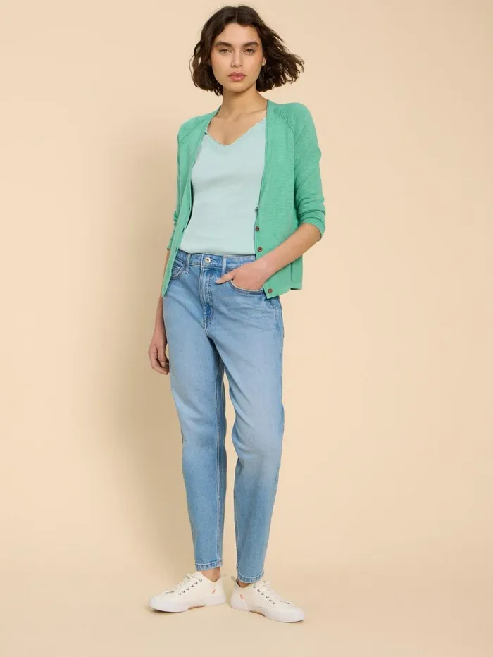 White Stuff KNITWEAR NARIA V NECK CARDI Mid Teal 8211 Women White Stuff KNITWEAR NARIA V NECK CARDI Mid Teal 8211 Women