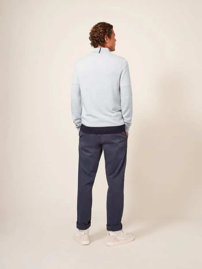 White Stuff KNITWEAR Newport Merino Funnel Light Grey 8211 Men White Stuff KNITWEAR Newport Merino Funnel Light Grey 8211 Men