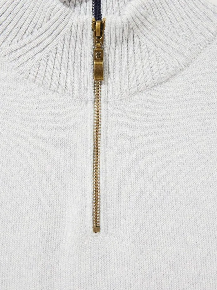 White Stuff KNITWEAR Newport Merino Funnel Light Grey 8211 Men White Stuff KNITWEAR Newport Merino Funnel Light Grey 8211 Men