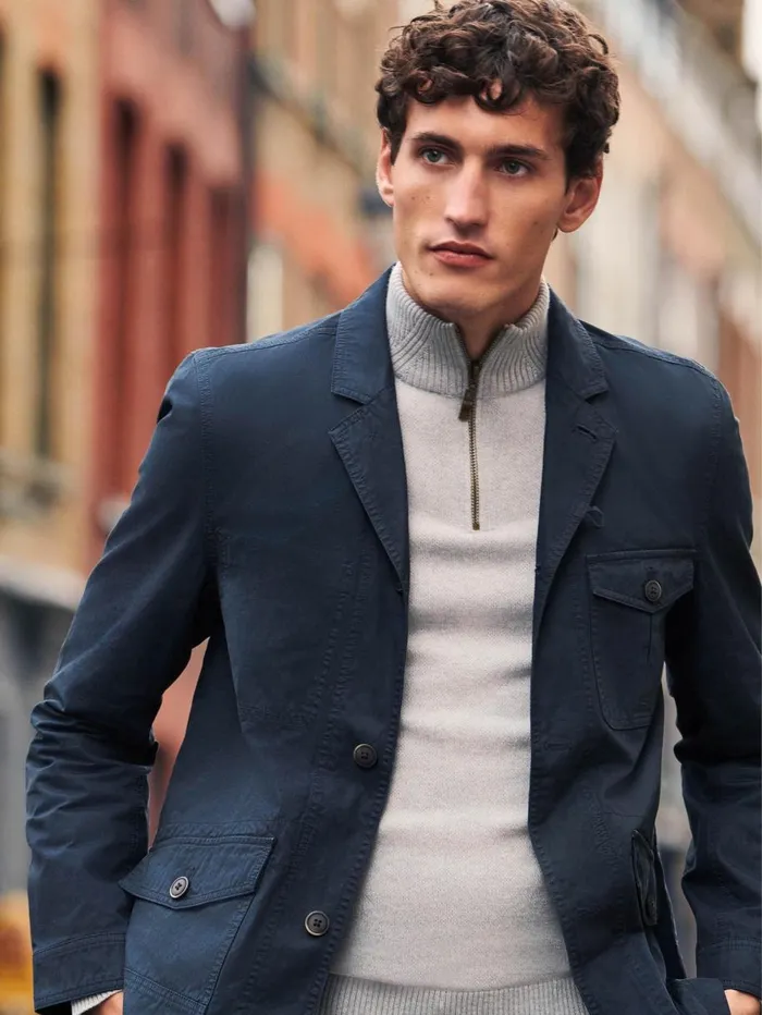 White Stuff KNITWEAR Newport Merino Funnel Light Grey 8211 Men White Stuff KNITWEAR Newport Merino Funnel Light Grey 8211 Men