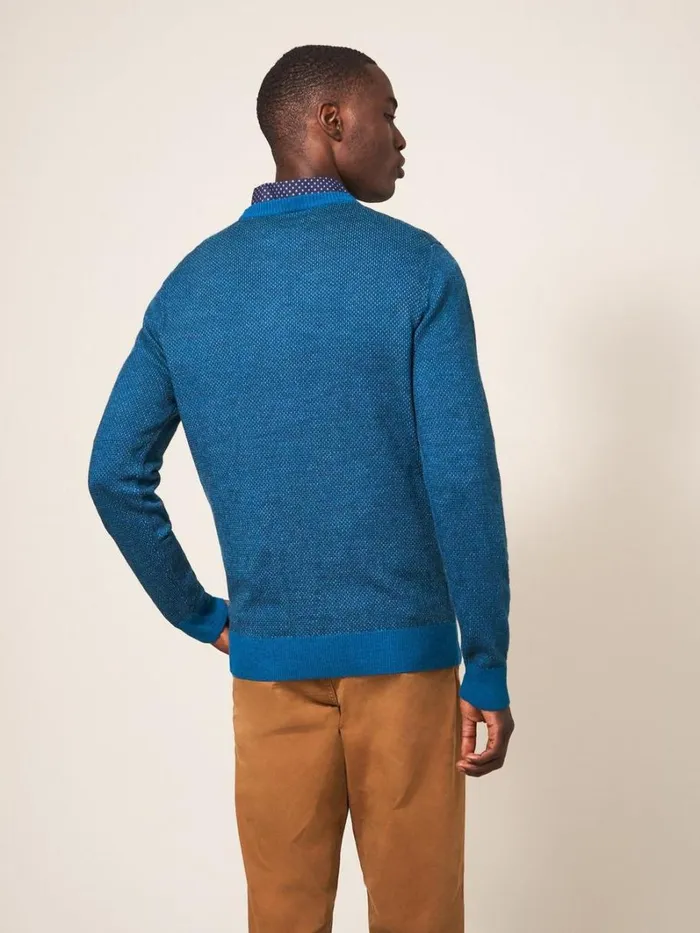 White Stuff KNITWEAR Newport Merino Wool Jumper Mid Teal 8211 Men White Stuff KNITWEAR Newport Merino Wool Jumper Mid Teal 8211 Men
