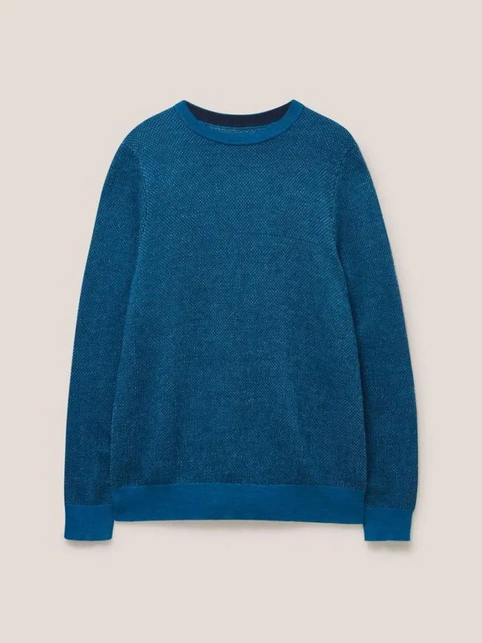 White Stuff KNITWEAR Newport Merino Wool Jumper Mid Teal 8211 Men White Stuff KNITWEAR Newport Merino Wool Jumper Mid Teal 8211 Men