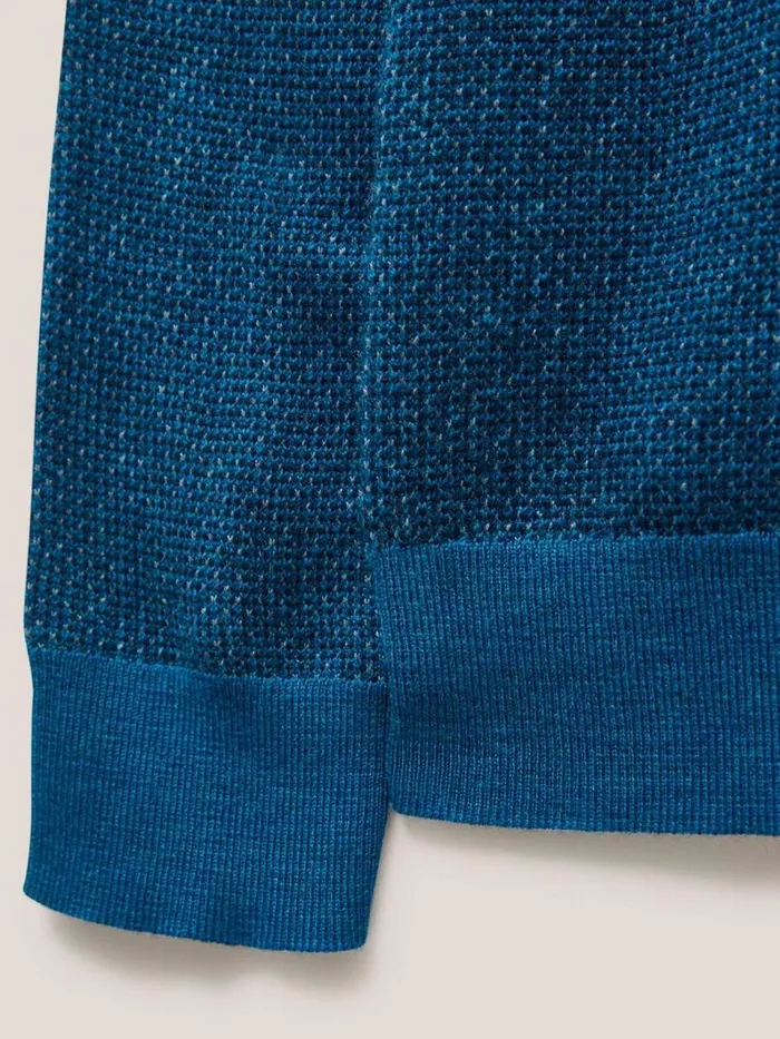 White Stuff KNITWEAR Newport Merino Wool Jumper Mid Teal 8211 Men White Stuff KNITWEAR Newport Merino Wool Jumper Mid Teal 8211 Men