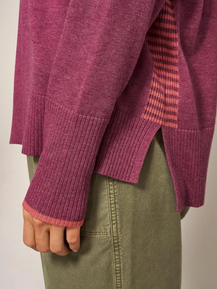 White Stuff KNITWEAR Olive Crew Neck Jumper Bright Pink 8211 Women White Stuff KNITWEAR Olive Crew Neck Jumper Bright Pink 8211 Women