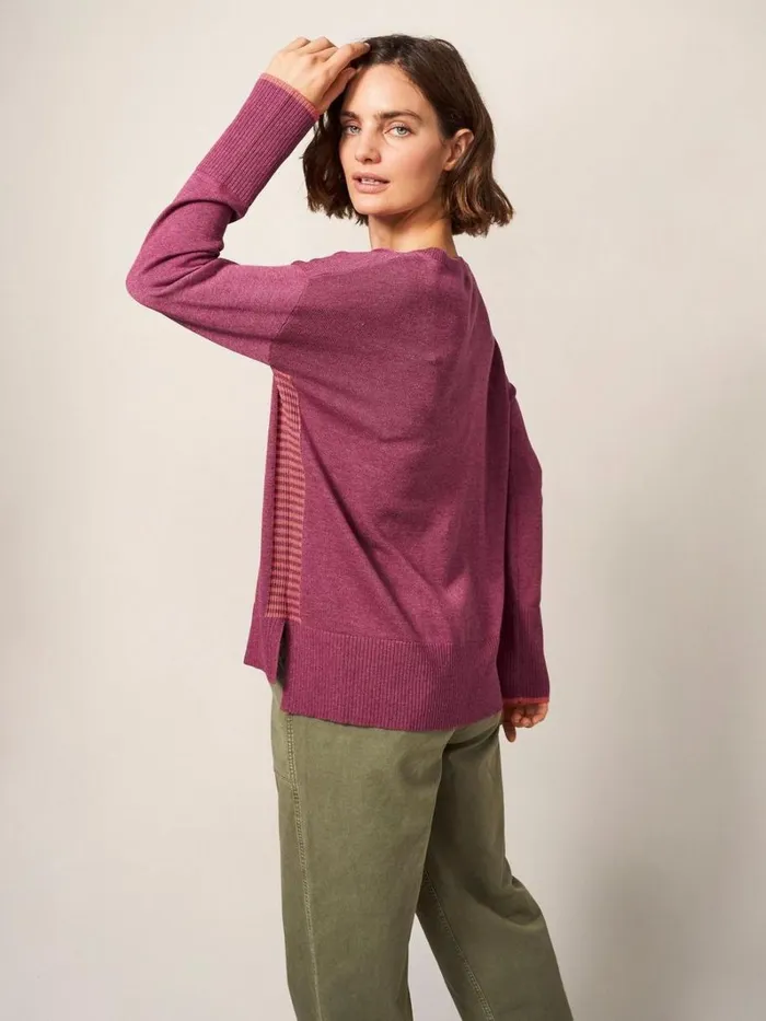 White Stuff KNITWEAR Olive Crew Neck Jumper Bright Pink 8211 Women White Stuff KNITWEAR Olive Crew Neck Jumper Bright Pink 8211 Women