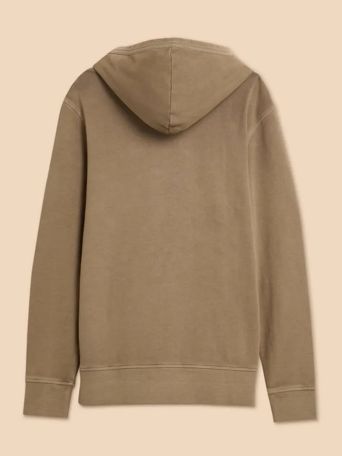 White Stuff KNITWEAR Overhead Hoodie Khaki Green 8211 Men White Stuff KNITWEAR Overhead Hoodie Khaki Green 8211 Men