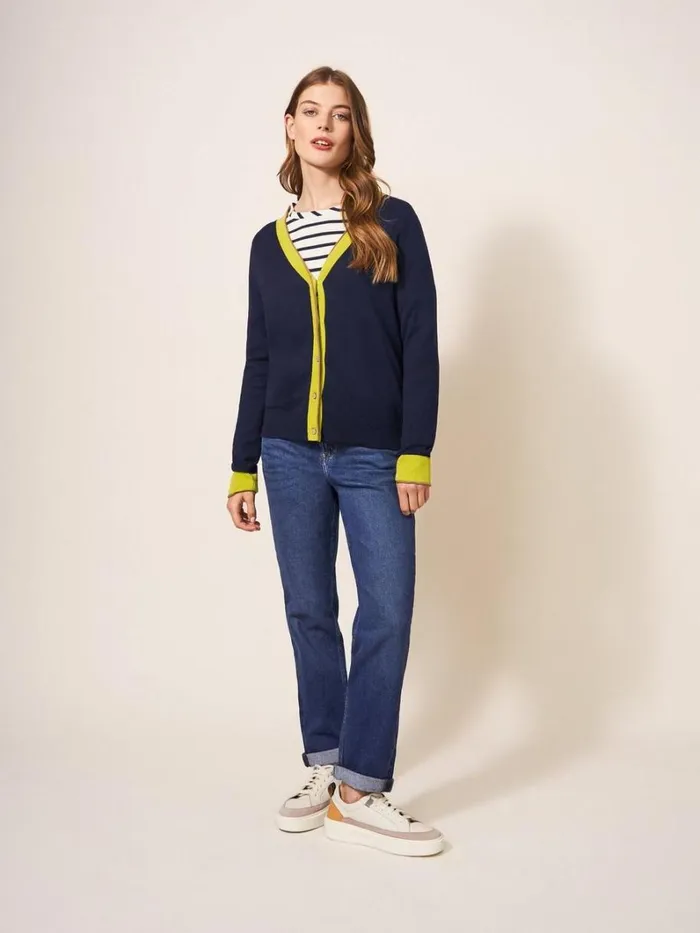 White Stuff KNITWEAR SALLY SMART CARDI Dark Navy 8211 Women White Stuff KNITWEAR SALLY SMART CARDI Dark Navy 8211 Women